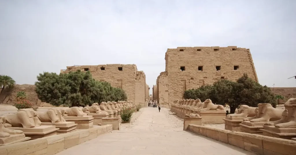 Der Tempel von Karnak in Luxor