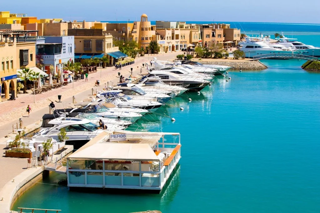 Downtown und Abu Tig Marina Aktivitäten in El Gouna urlaub ägypten 1