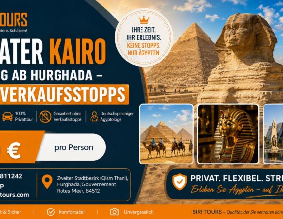 Privater Kairo Ausflug ab Hurghada – Ohne Verkaufsstopps