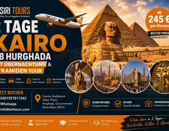 2 Tage Kairo ab Hurghada mit Übernachtung & Pyramiden Tour